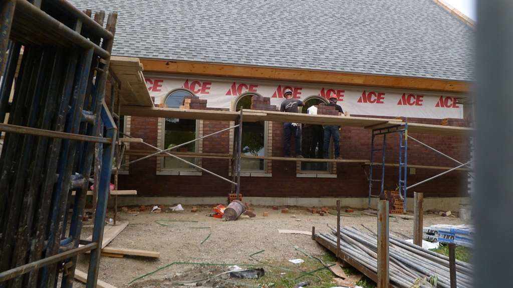 Reconstruction de l'église