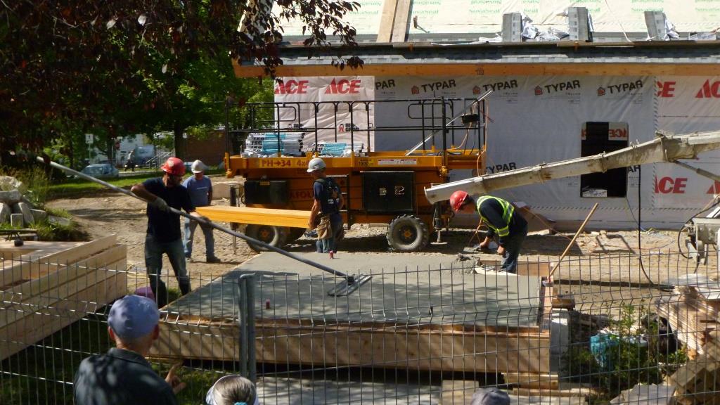 Reconstruction de l'église
