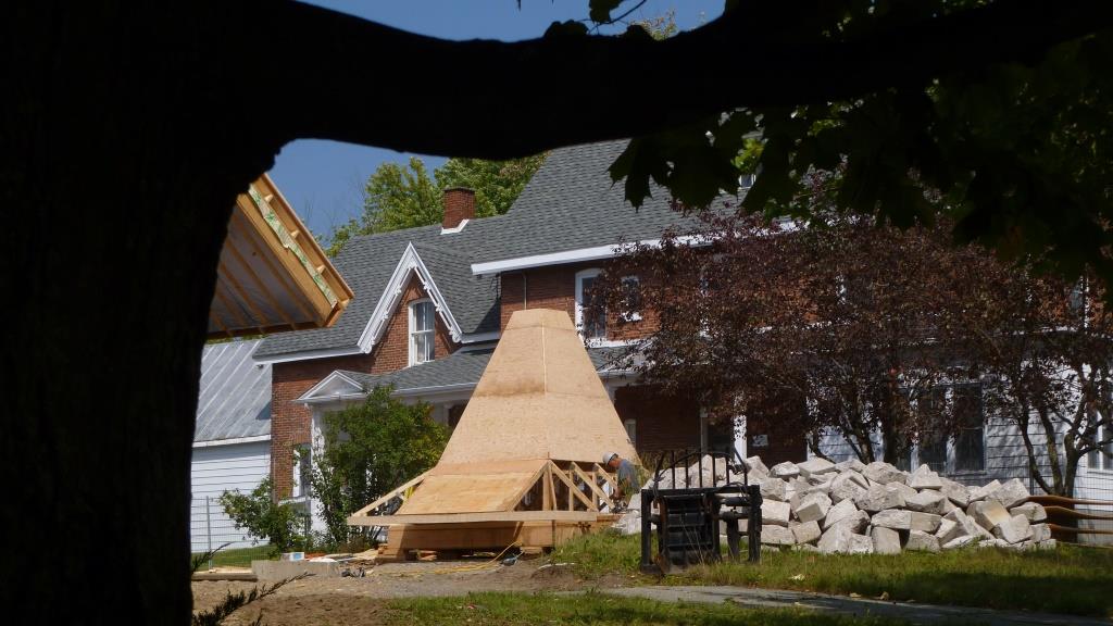 Reconstruction de l'église