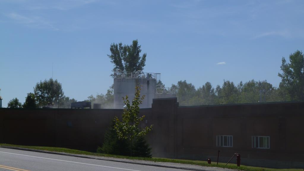 Début incendie chez Atlantique