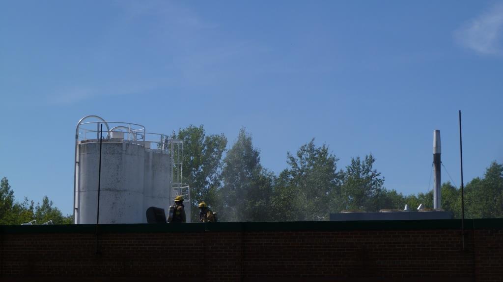 Début incendie chez Atlantique