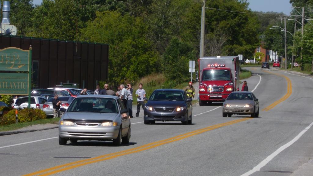 Début incendie chez Atlantique
