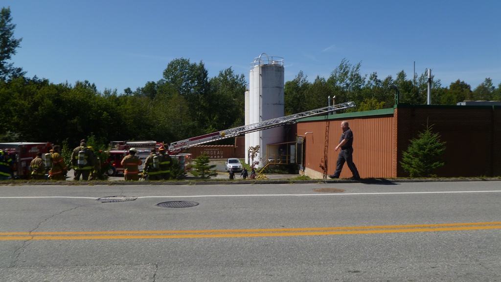 Début incendie chez Atlantique
