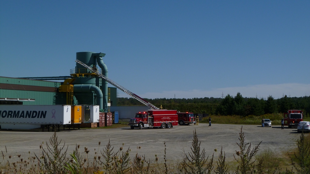 Début d'incendie chez Porte Lemieux-9 sept.14