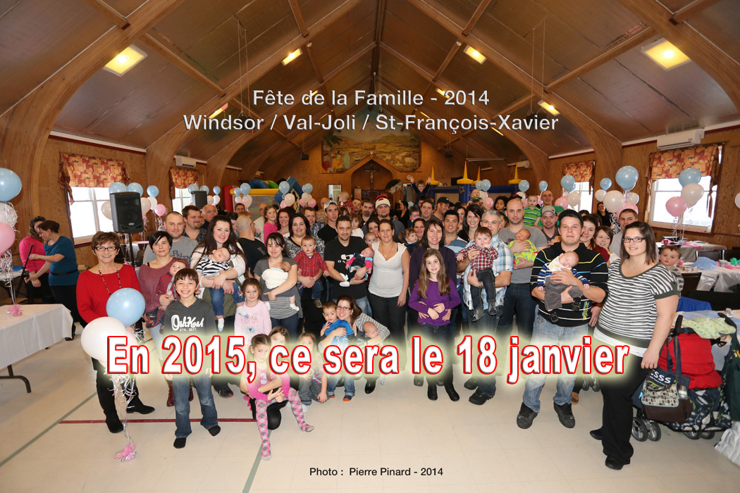 Fête de la Famille le 18 janvier