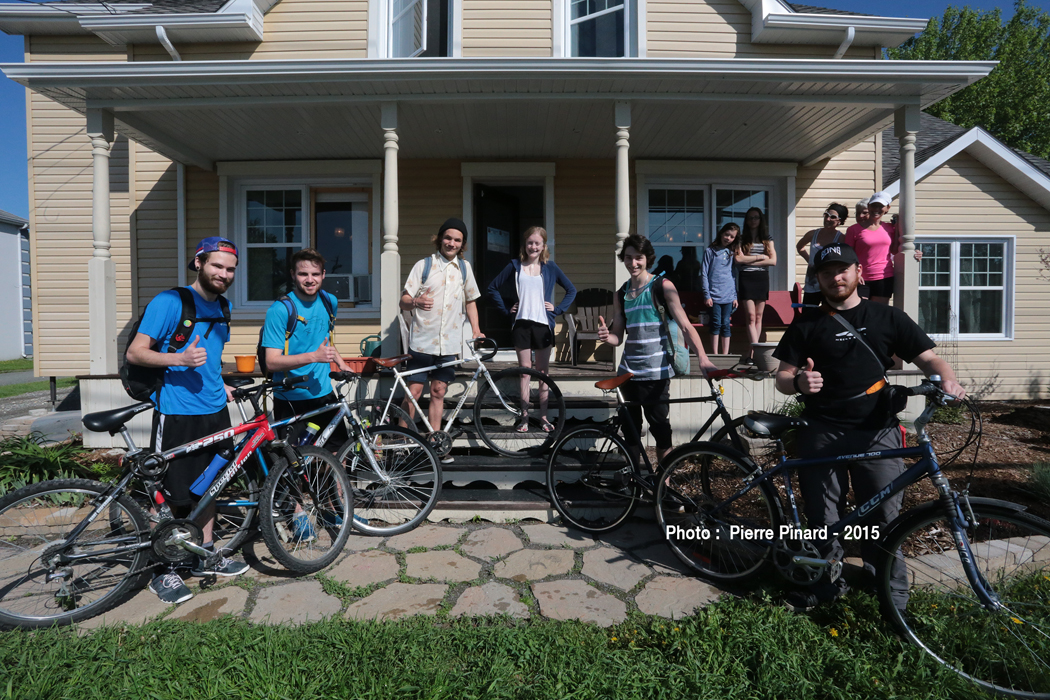 Les Cyclo aident Sarah-Maude