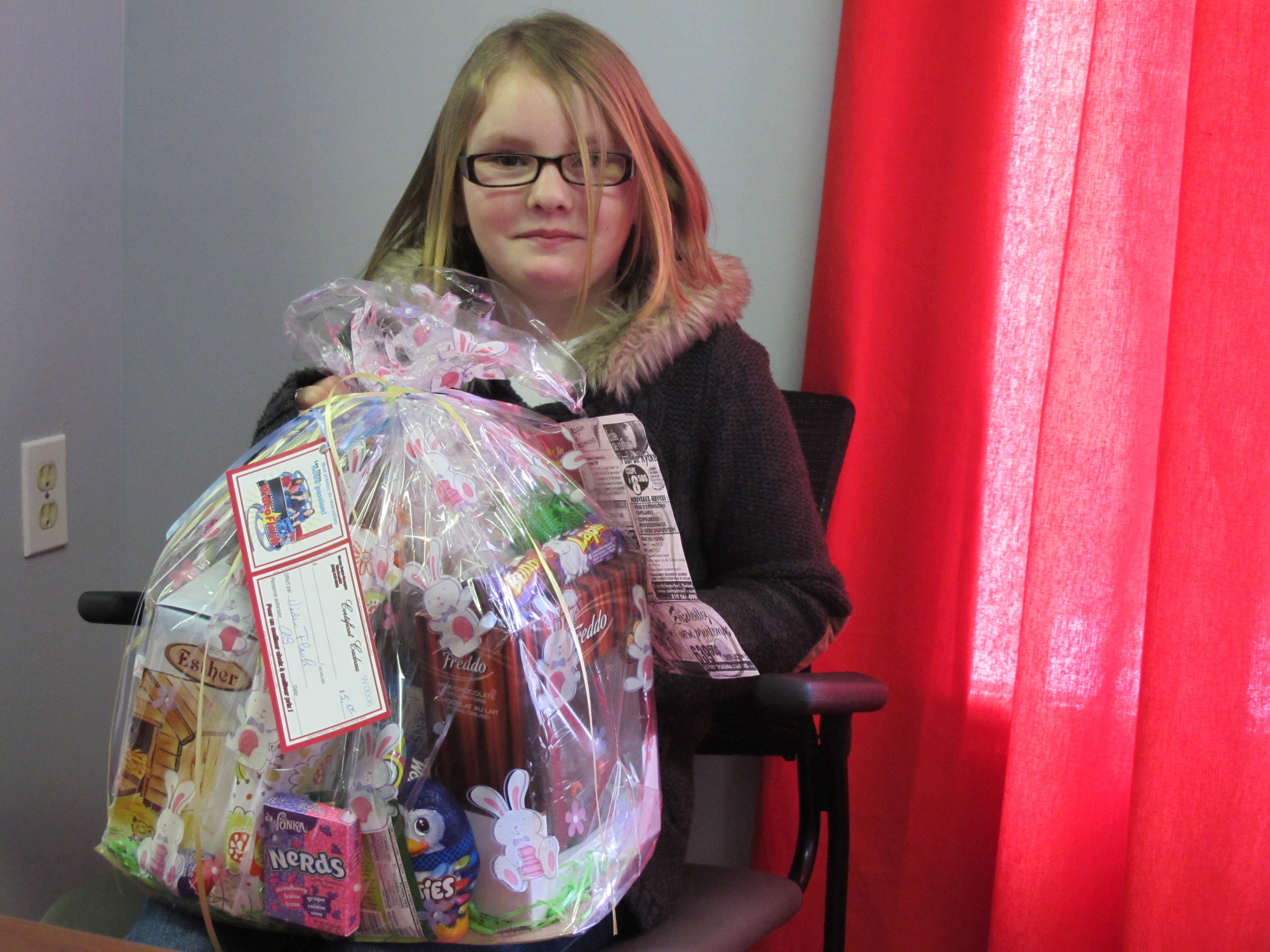 Gagnante concours de Pâques 2013