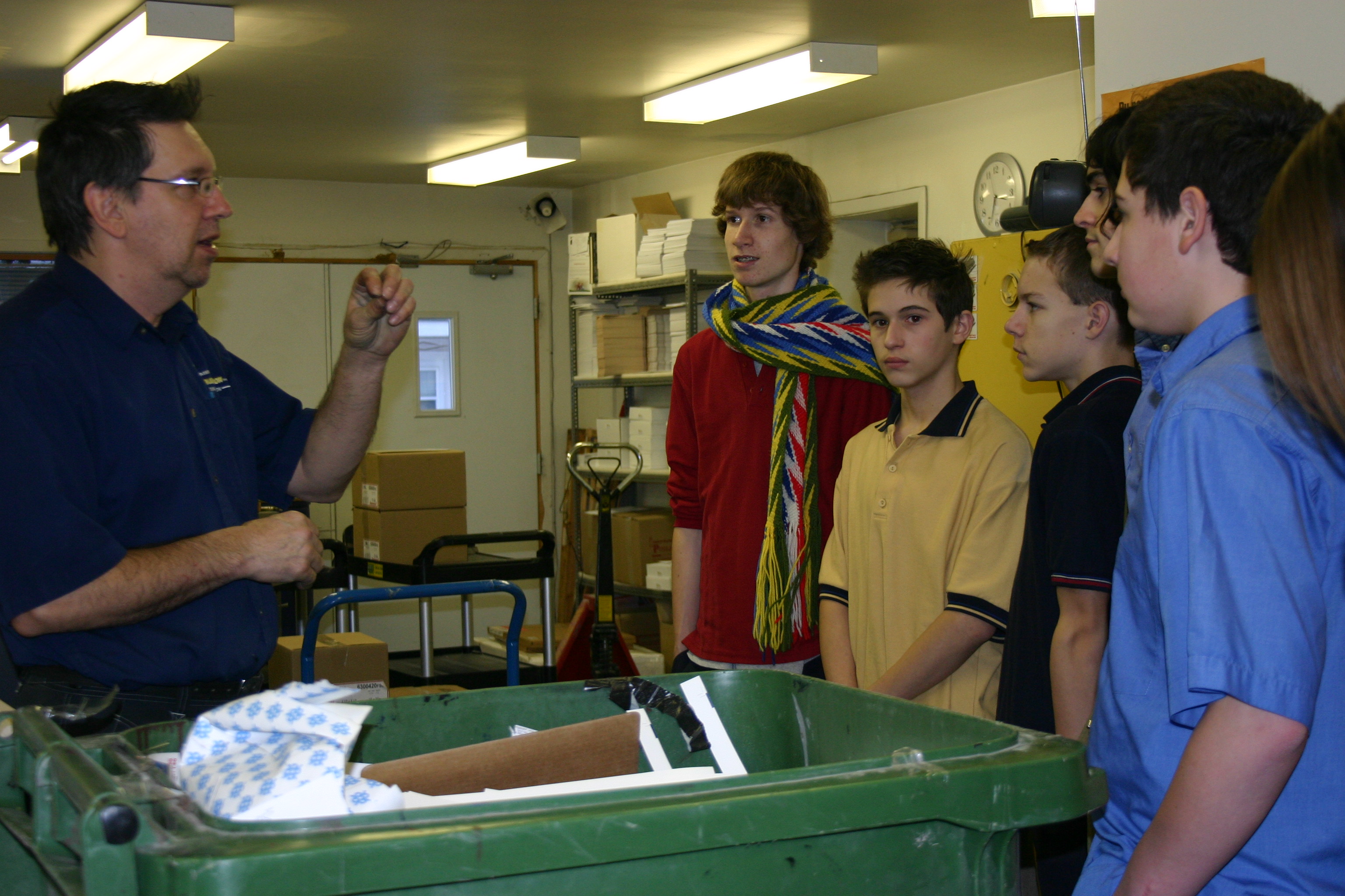 Visite de l'imprimerie Publidiffusion