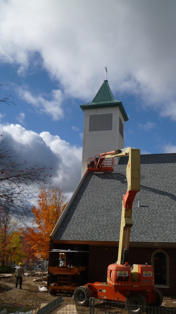 Reconstruction de l'église