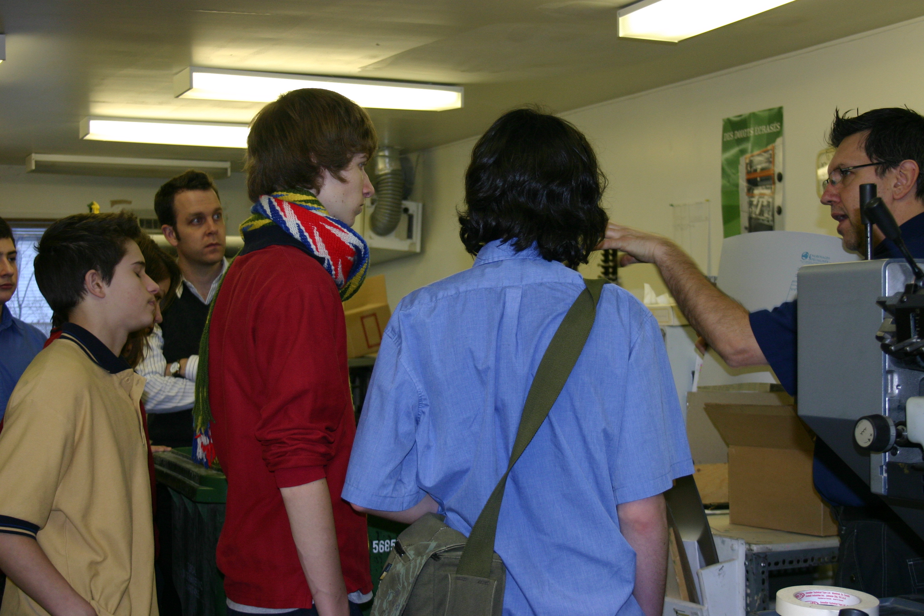 Visite de l'imprimerie Publidiffusion