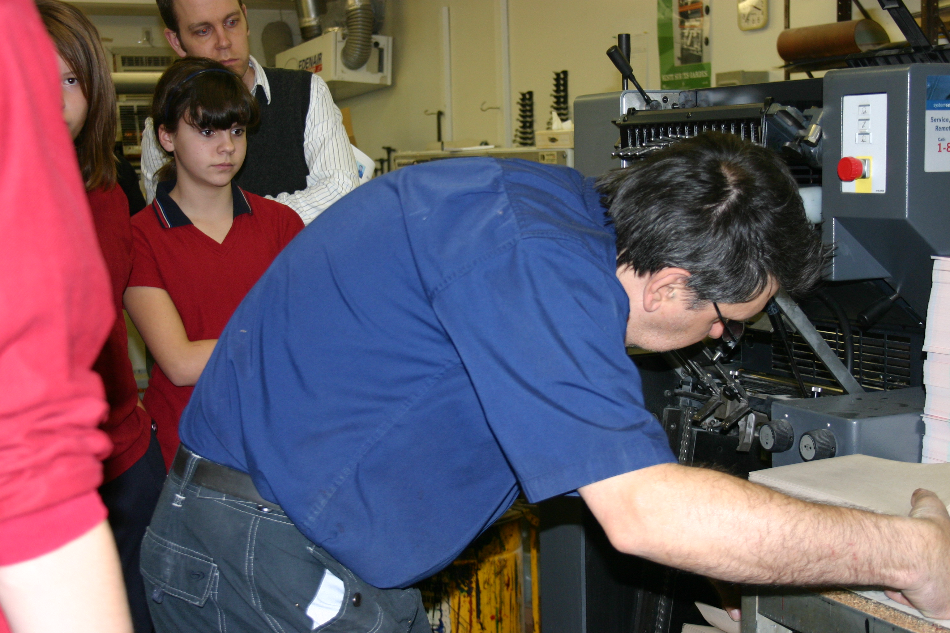 Visite de l'imprimerie Publidiffusion