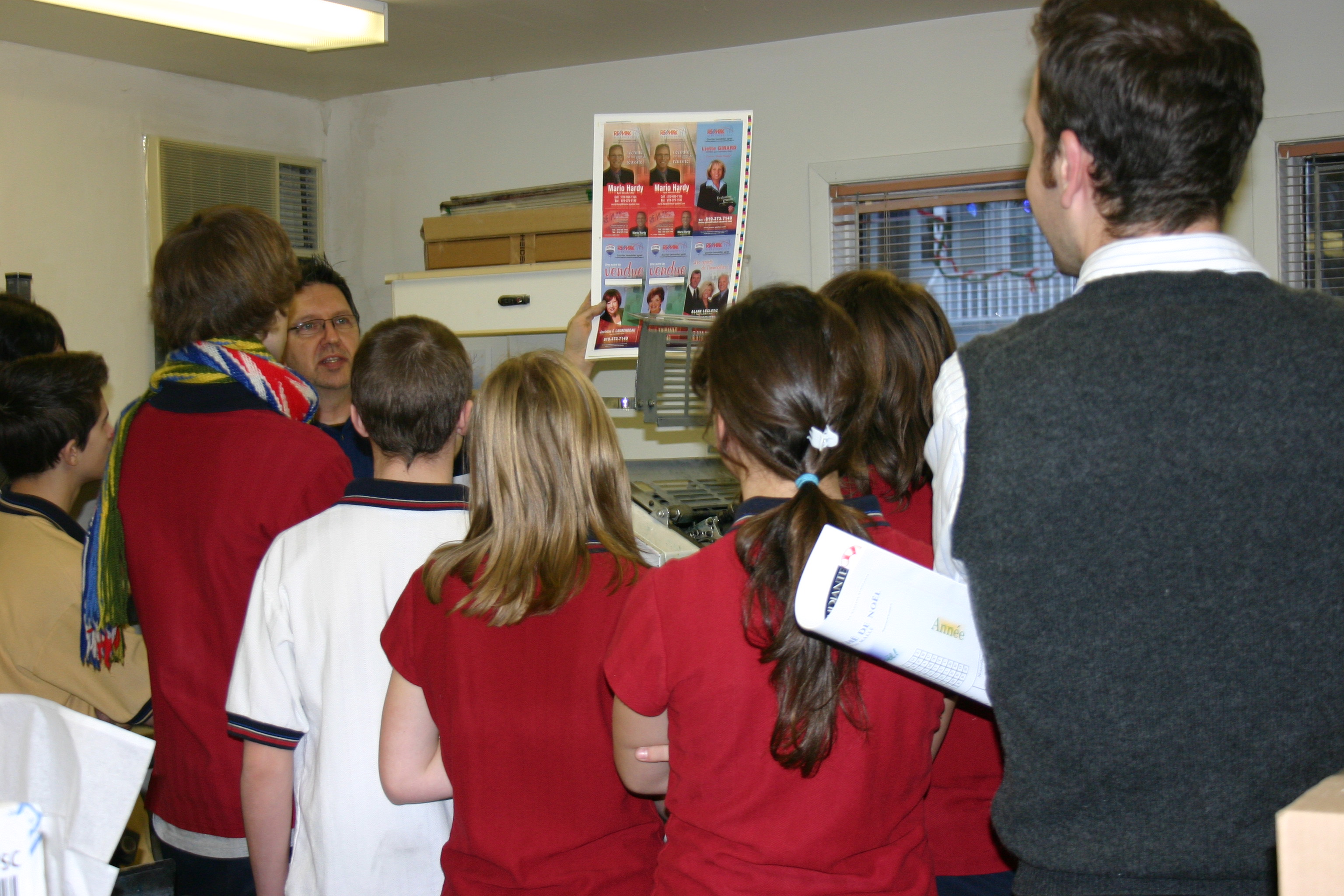 Visite de l'imprimerie Publidiffusion