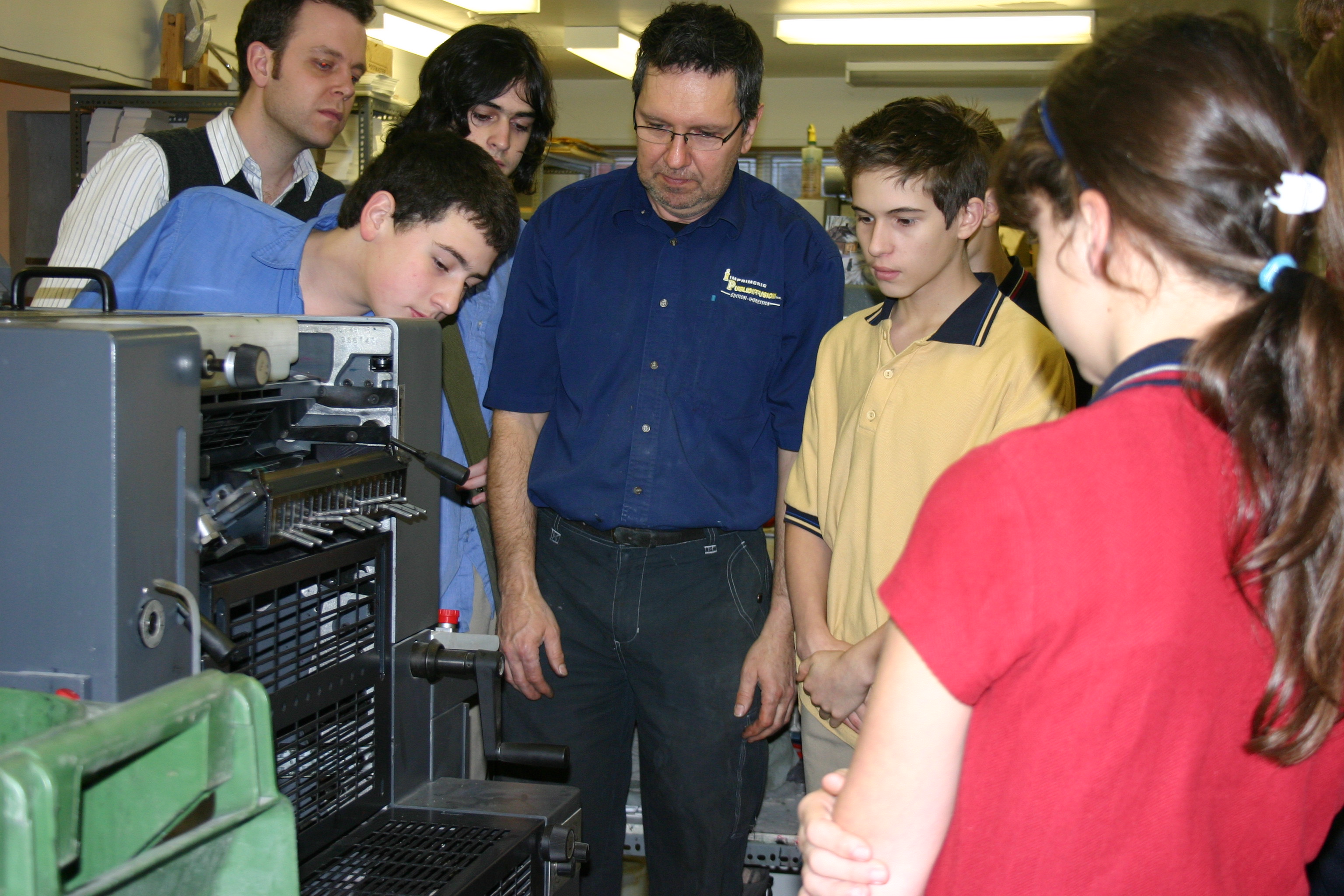 Visite de l'imprimerie Publidiffusion