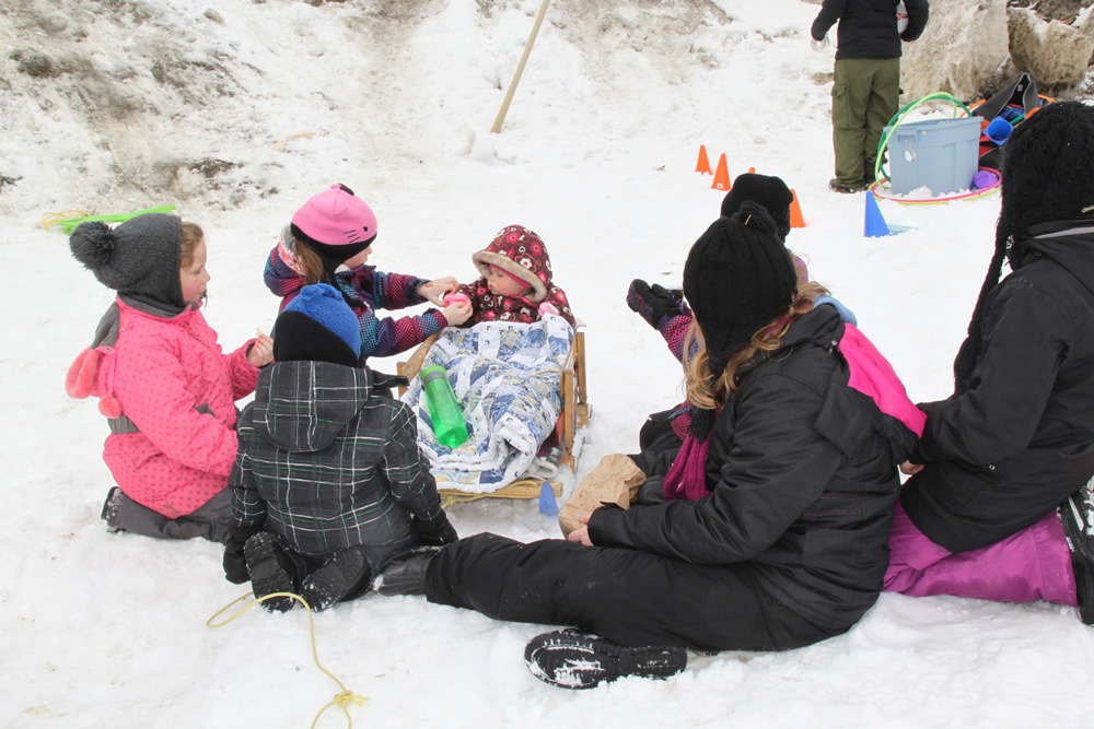 Tous à l'extérieur