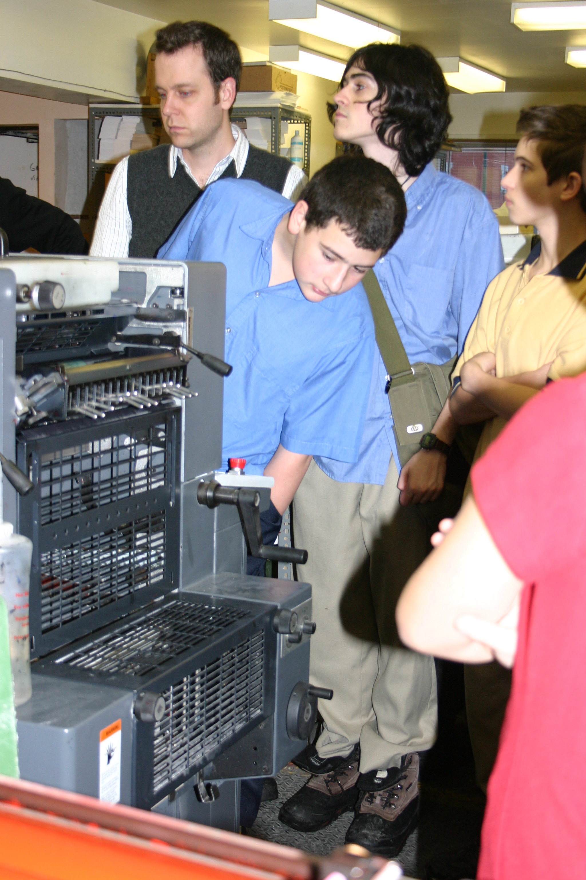 Visite de l'imprimerie Publidiffusion