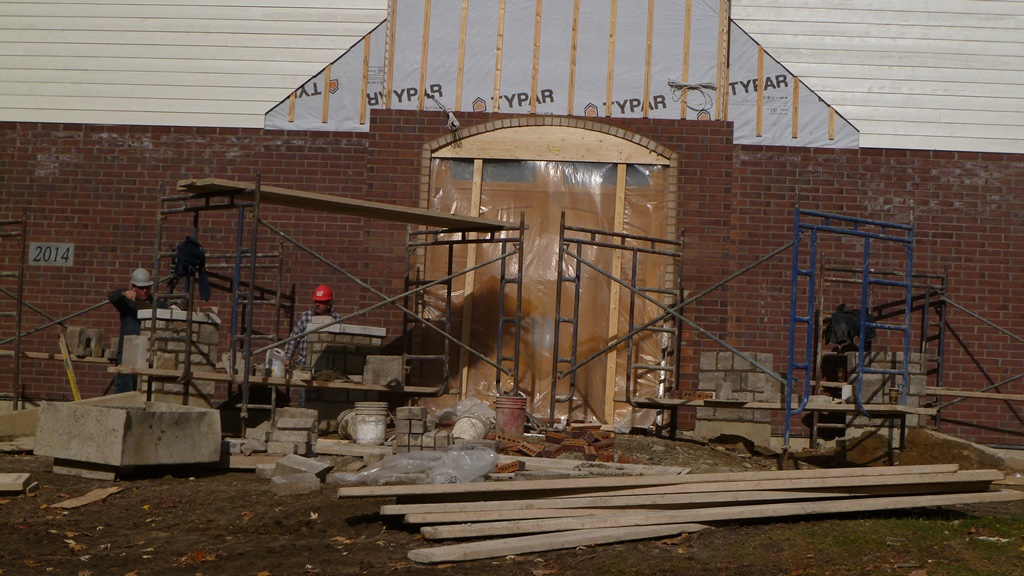 Reconstruction de l'église