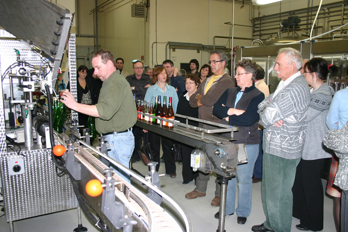 Visite de la chambre de commerce
