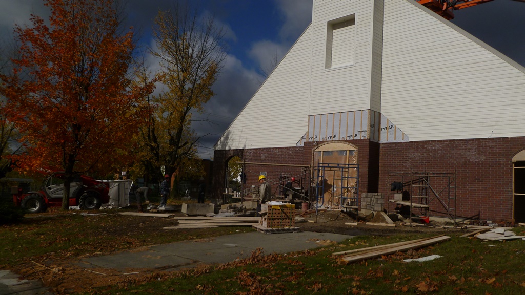 Reconstruction de l'église