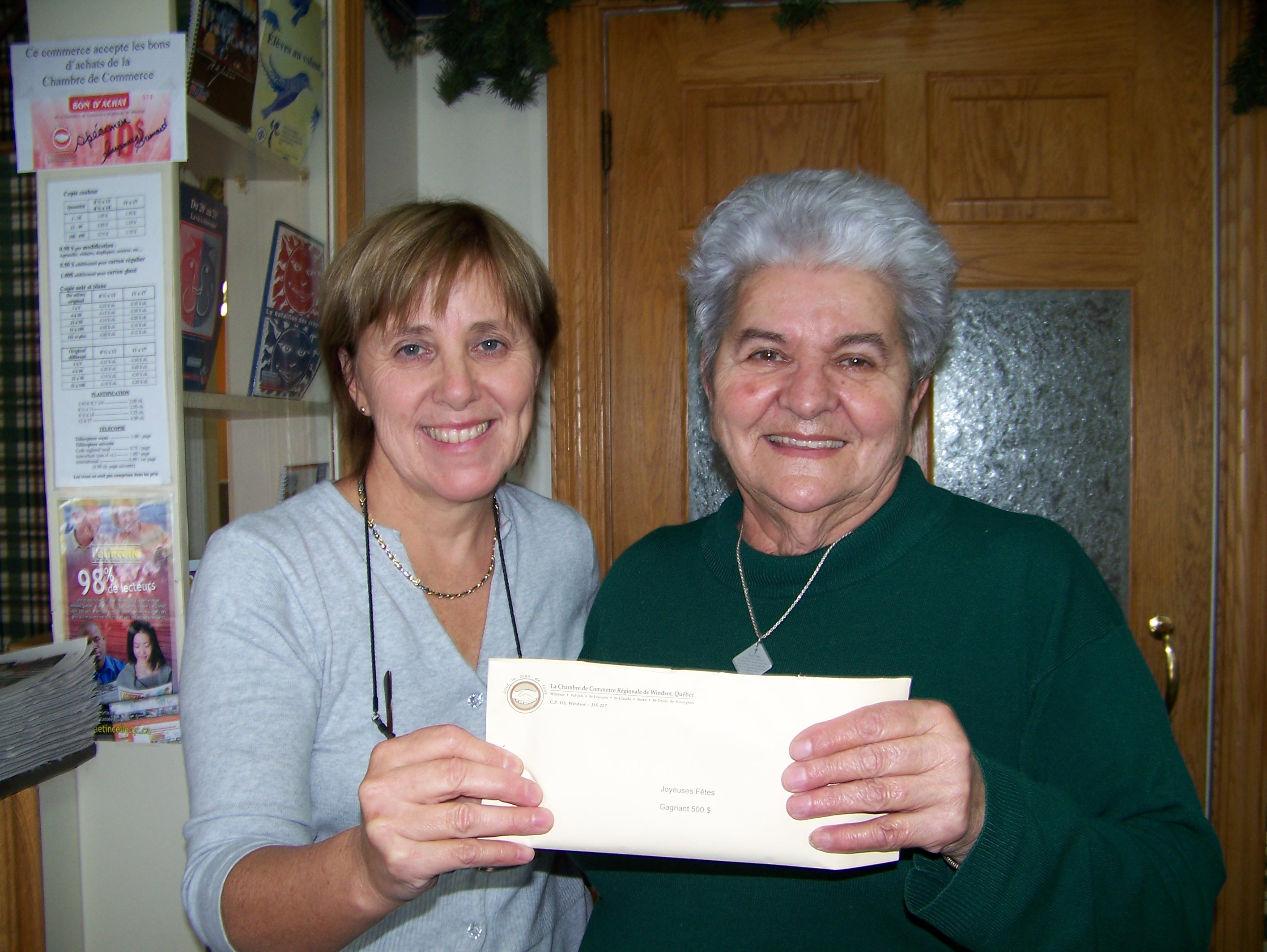 Gagnante promotion achat local