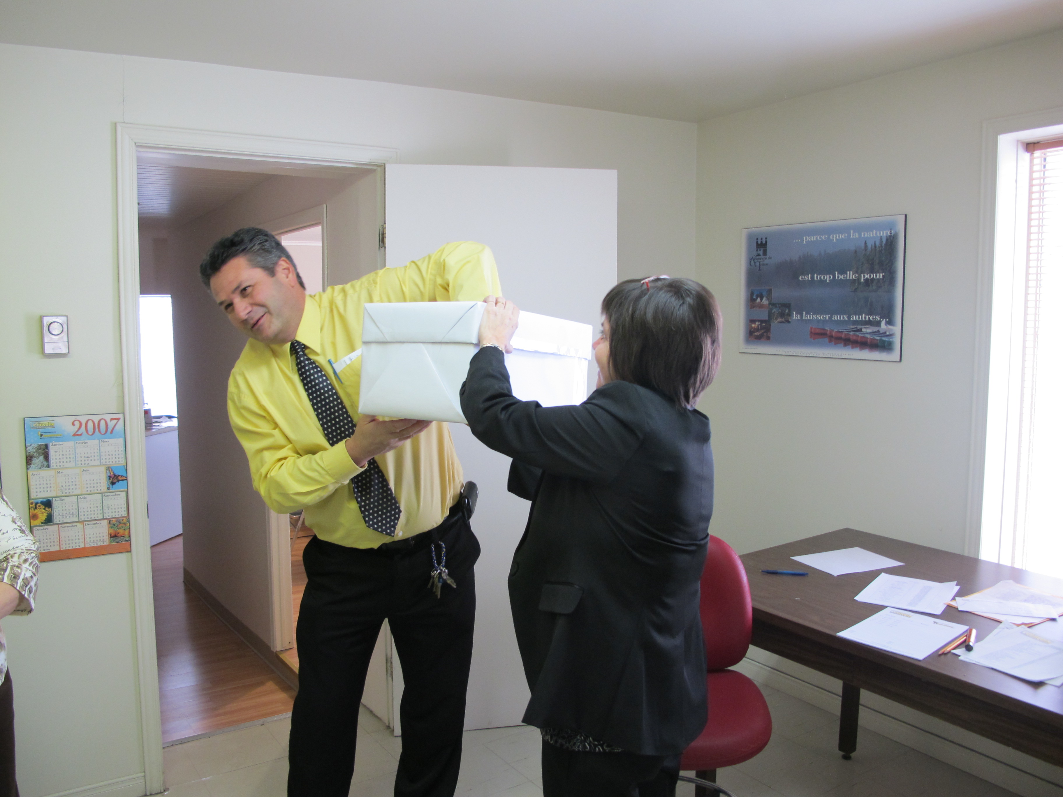 Pige gagnants Promotion des Fêtes avec la Chambre de Commerce