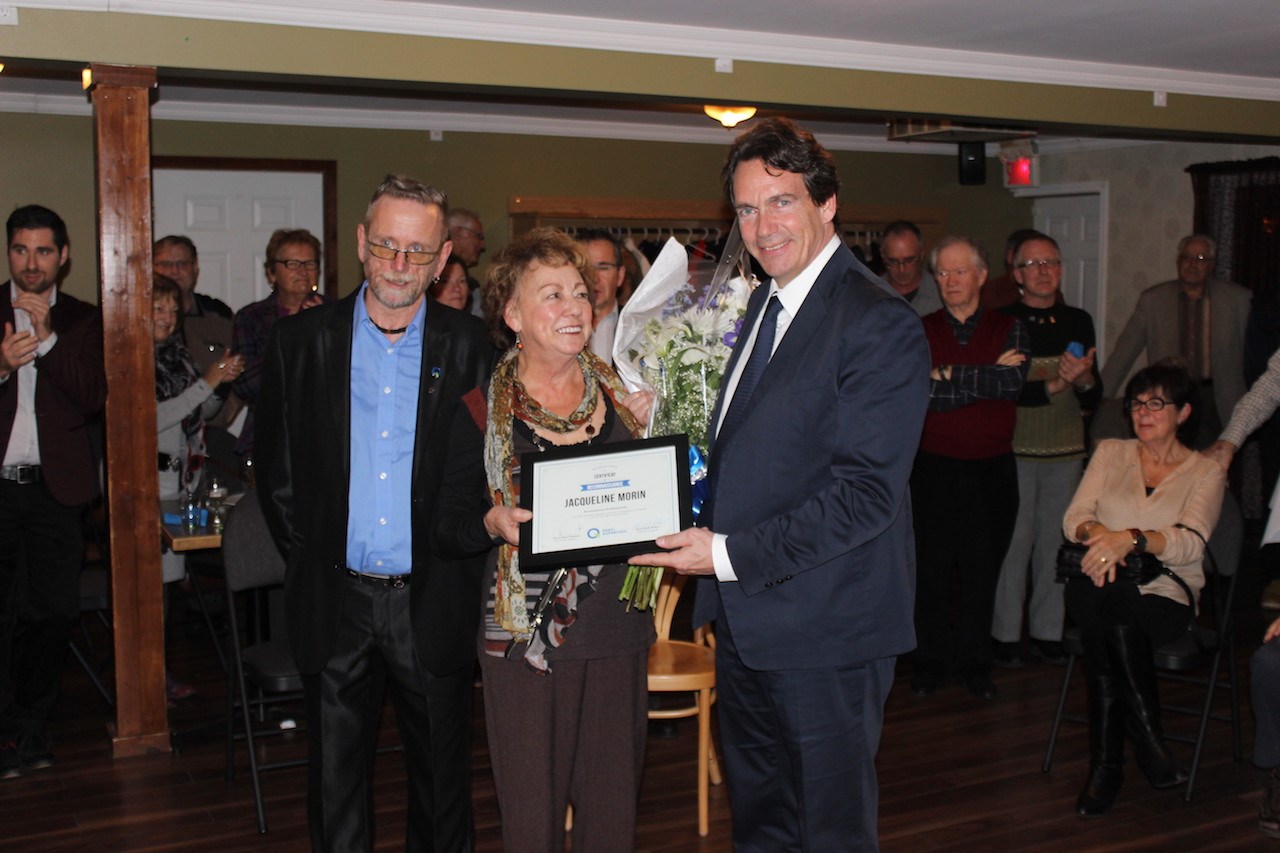 Pierre-Karl Péladeau en visite à Windsor