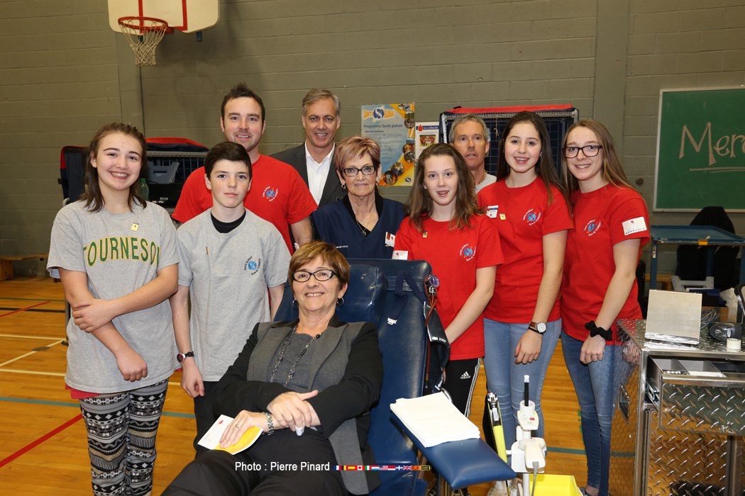 Clinique de sang au Tournesol
