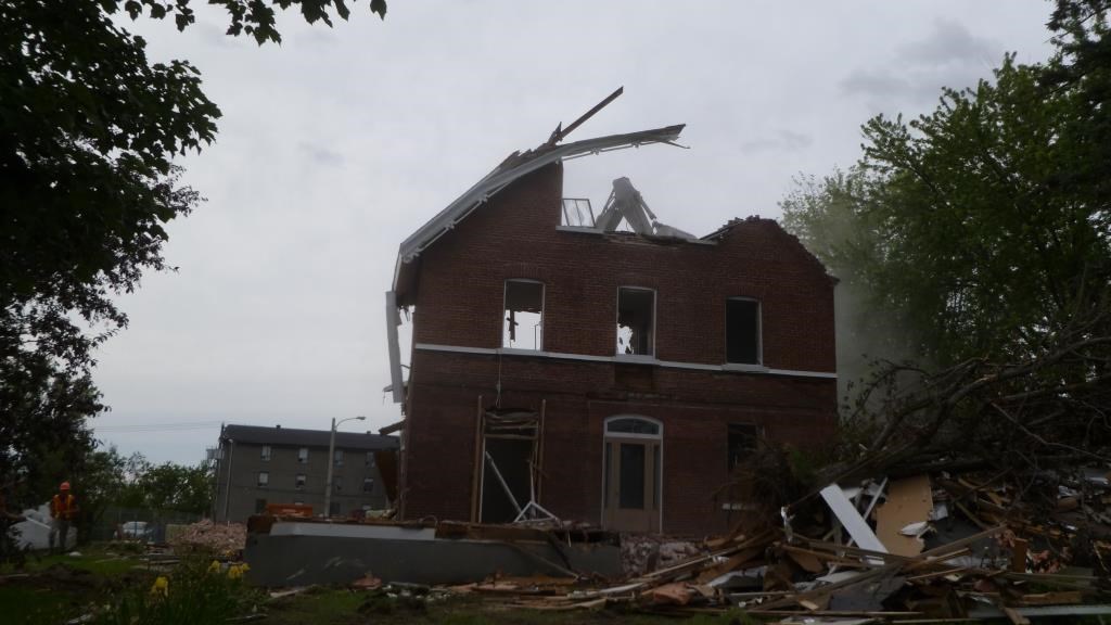 Démolition du Presbytère