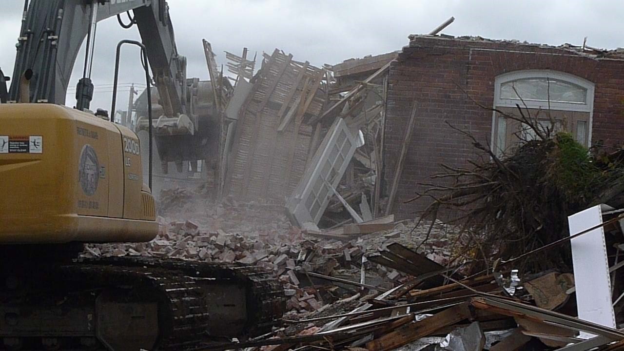 Démolition du Presbytère