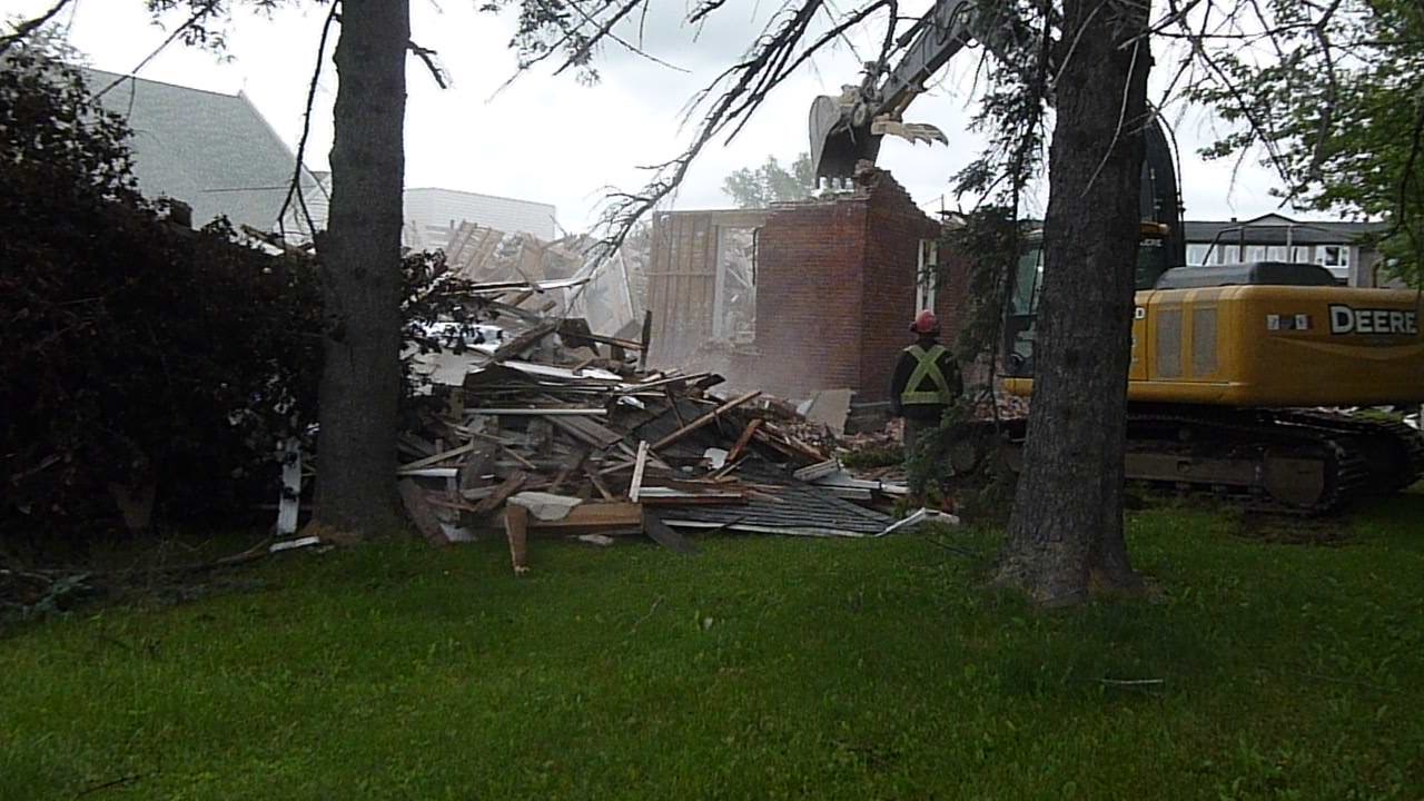 Démolition du Presbytère