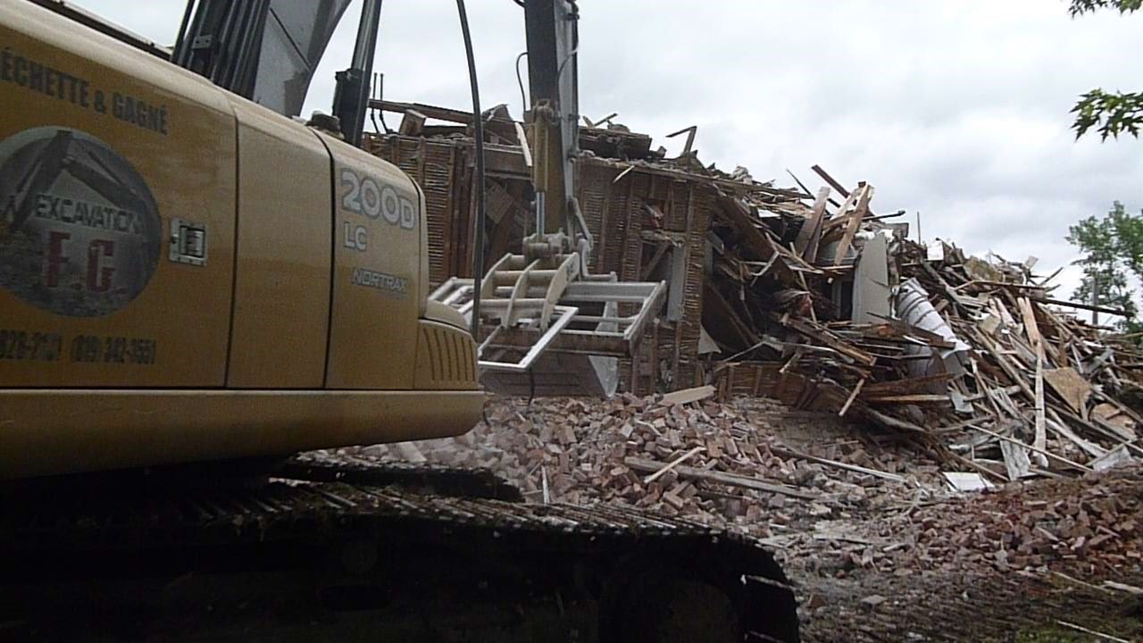 Démolition du Presbytère