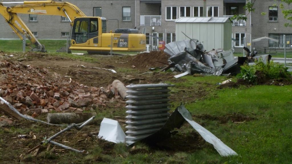 Démolition du Presbytère