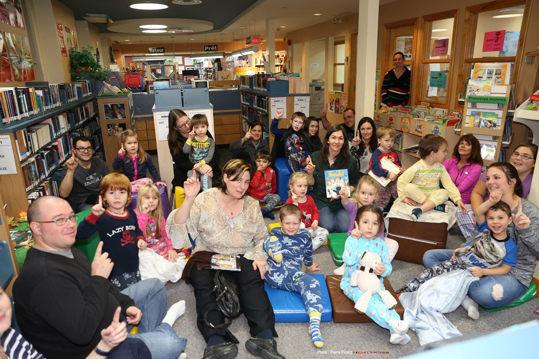 Heure du conte à la Bibliothèque Patrick Dignan