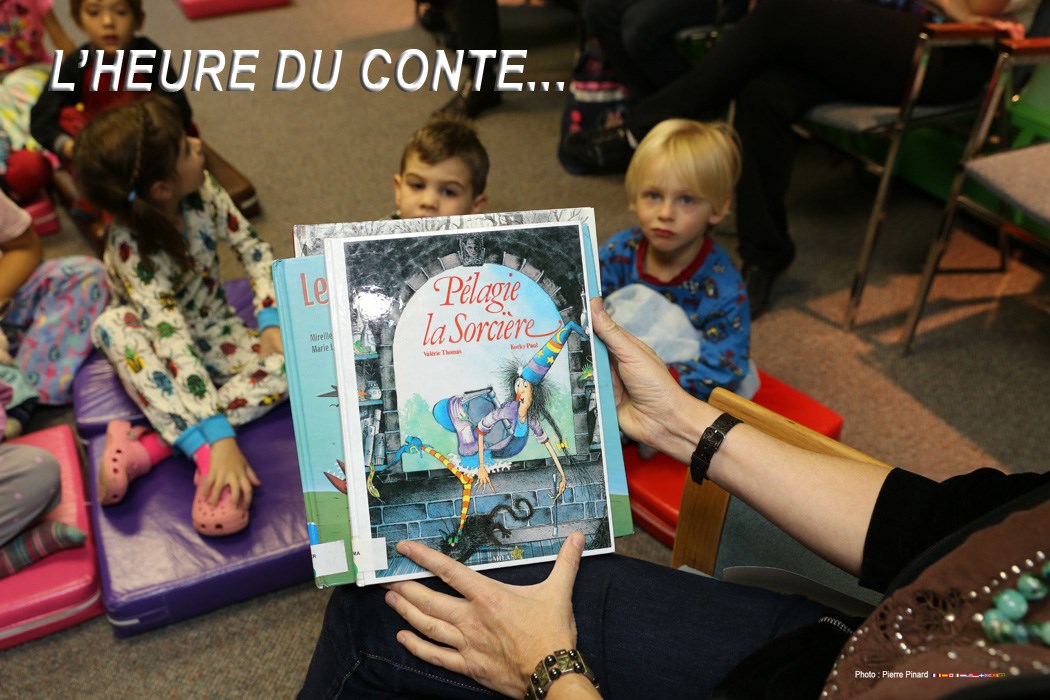 Heure du conte à la Bibliothèque Patrick Dignan