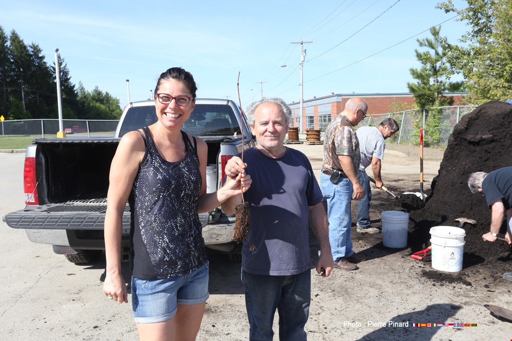 Distribution de compost à Windsor
