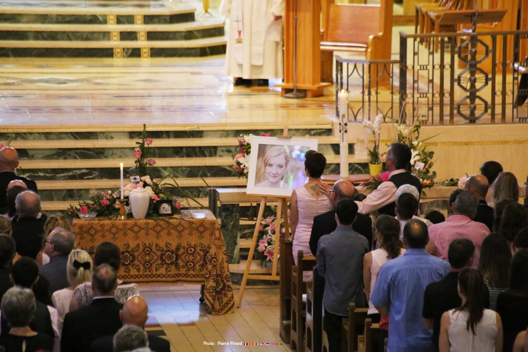 Sarah-Ève Fontaine à son dernier repos