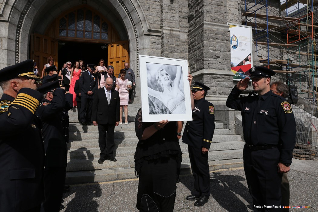 Sarah-Ève Fontaine à son dernier repos