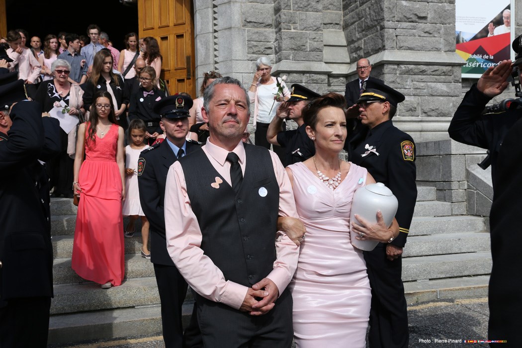 Sarah-Ève Fontaine à son dernier repos