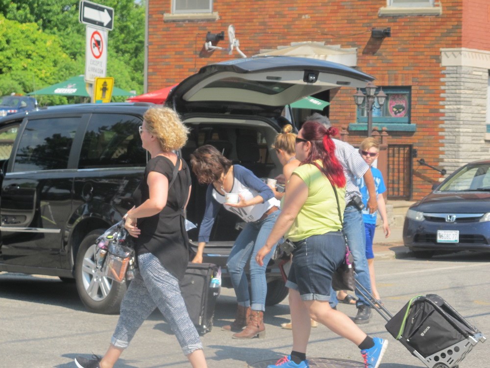 Tournage à Richmond