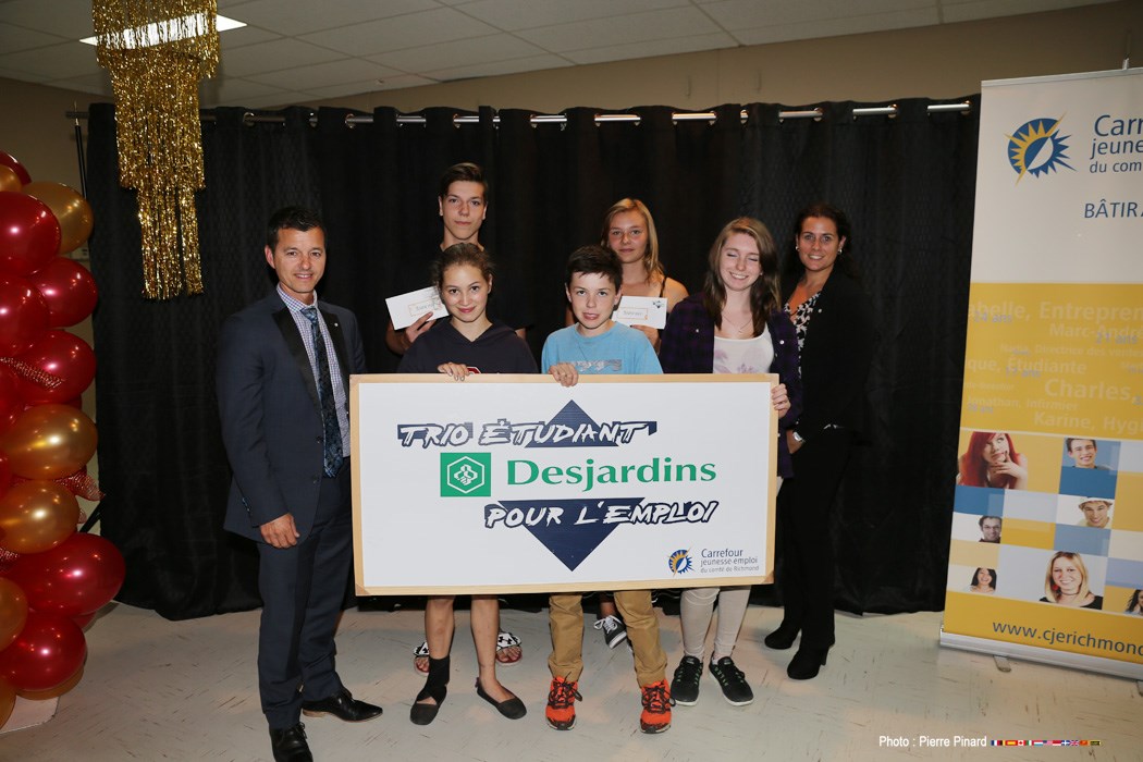 Trio Desjardins pour l'emploi de Richmond 2016