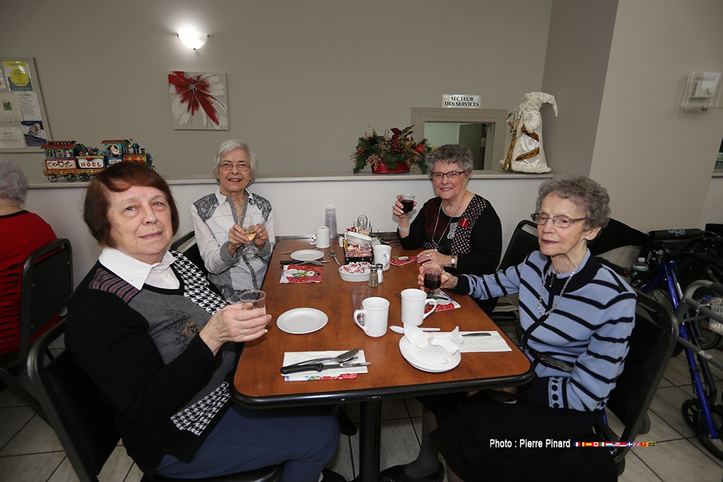 Noël pour les aînés su Château du Bel-Âge à Windsor