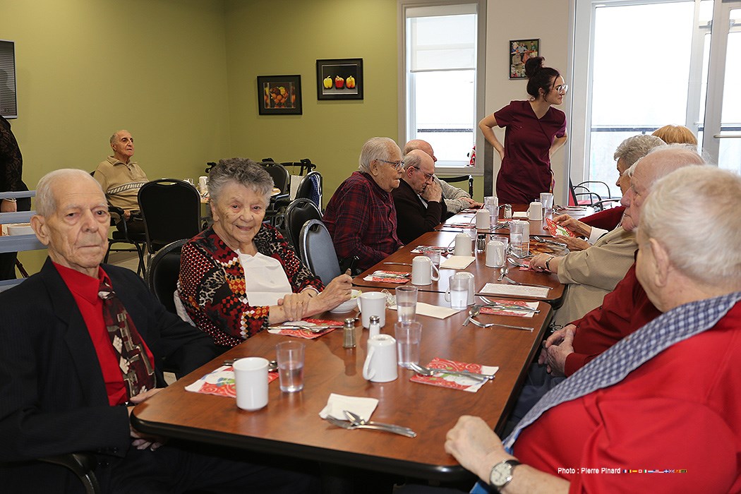 Noël pour les aînés su Château du Bel-Âge à Windsor