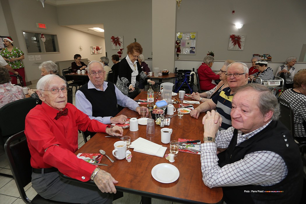 Noël pour les aînés su Château du Bel-Âge à Windsor