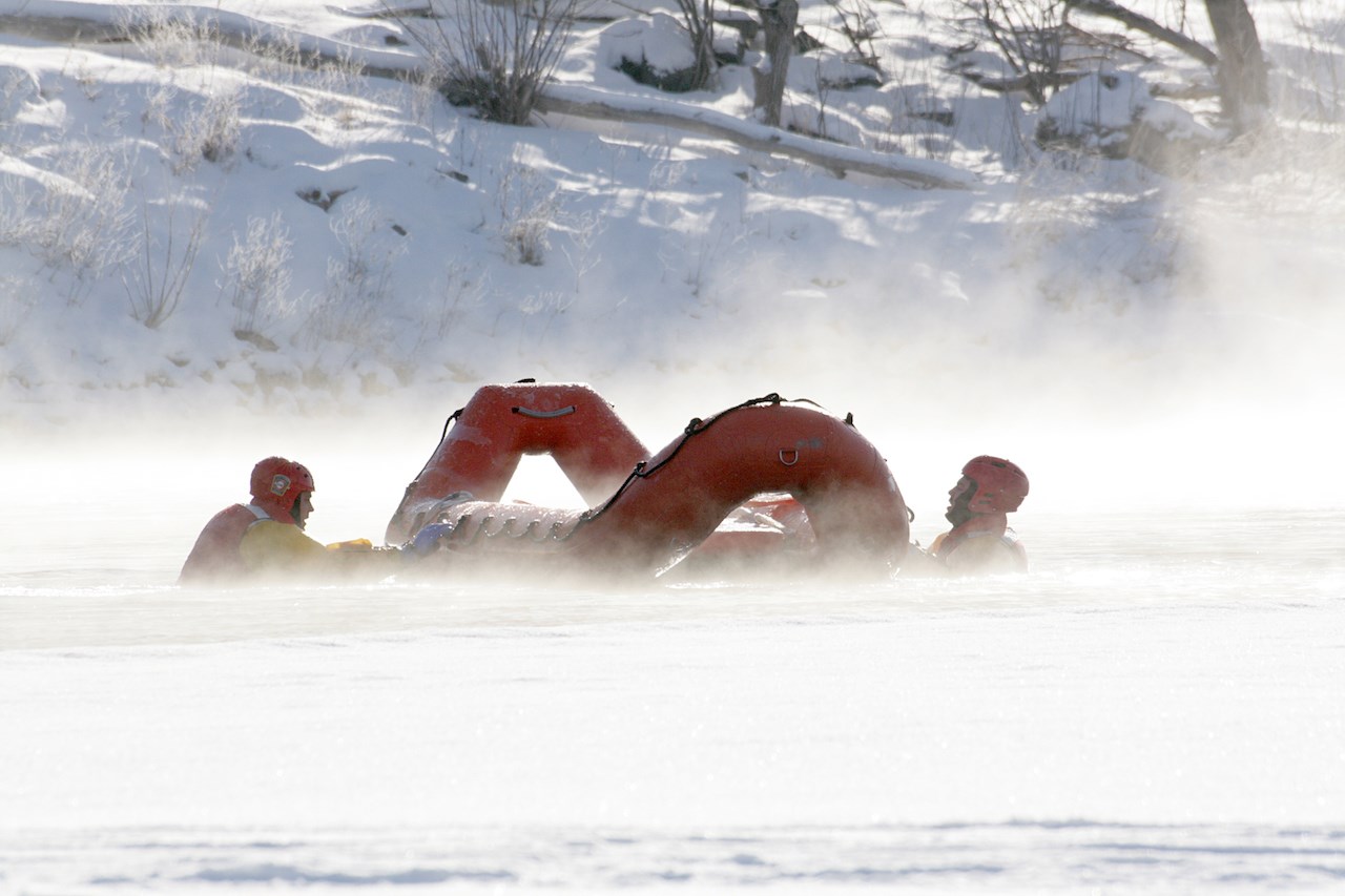 Exercice de sauvetage