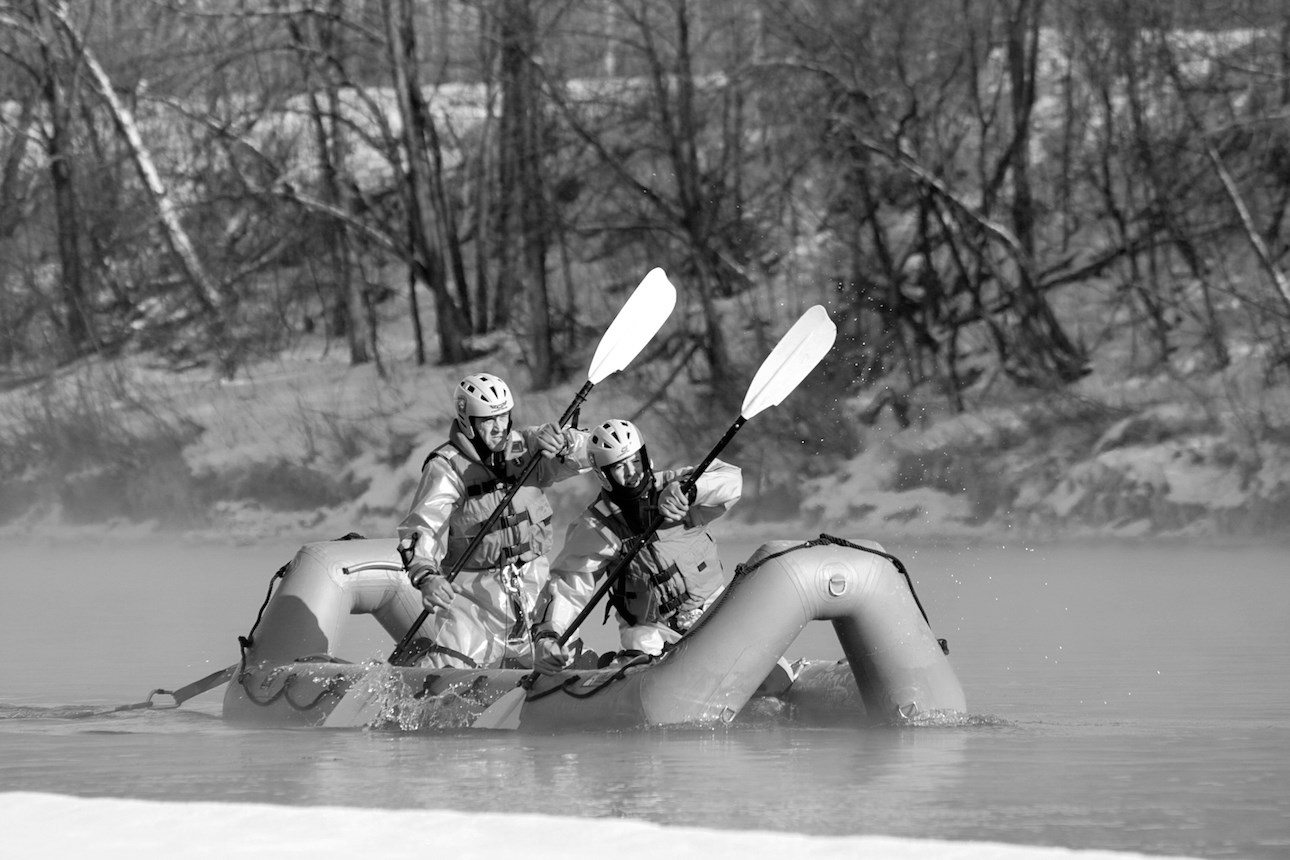 Exercice de sauvetage