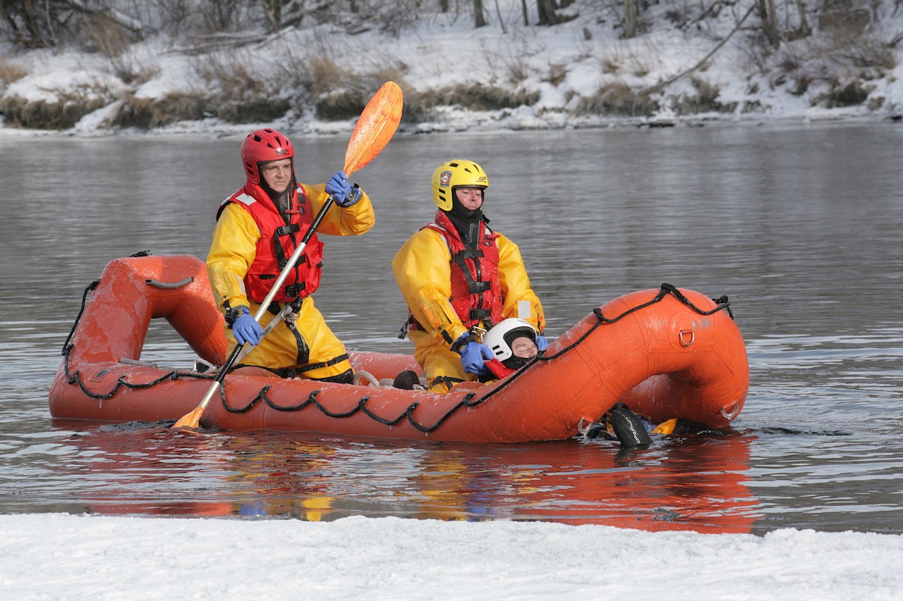 Exercice de sauvetage