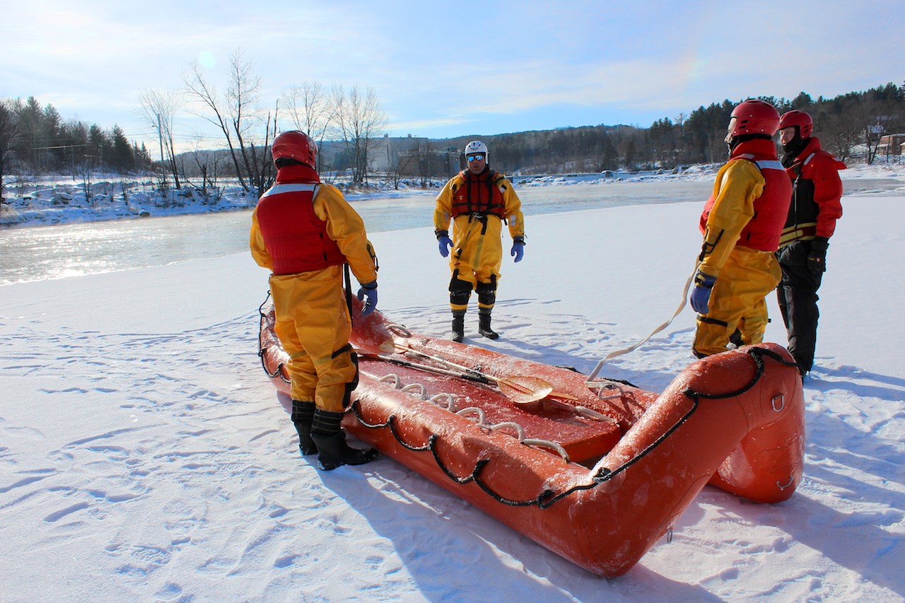 Exercice de sauvetage
