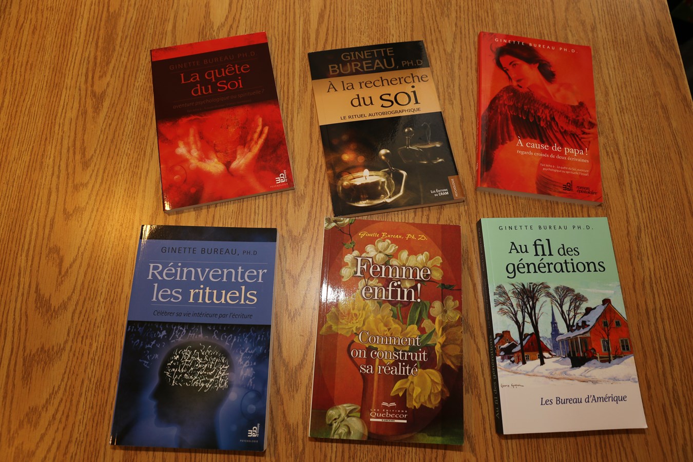 Ginette Bureau à la bibliothèque Patrick-Dignan