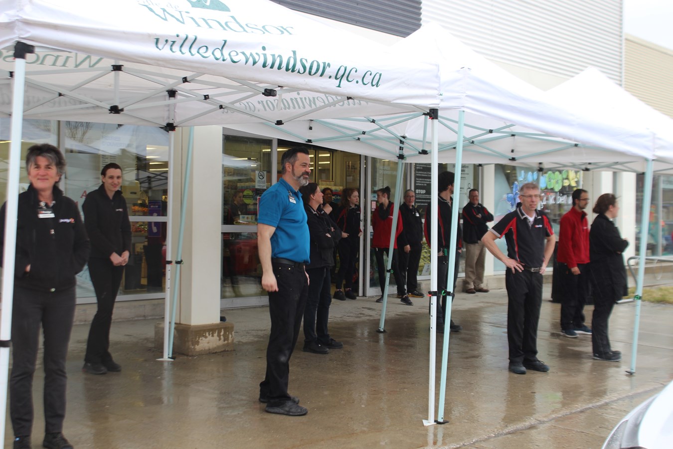 Parade d'appui au personnel de la santé