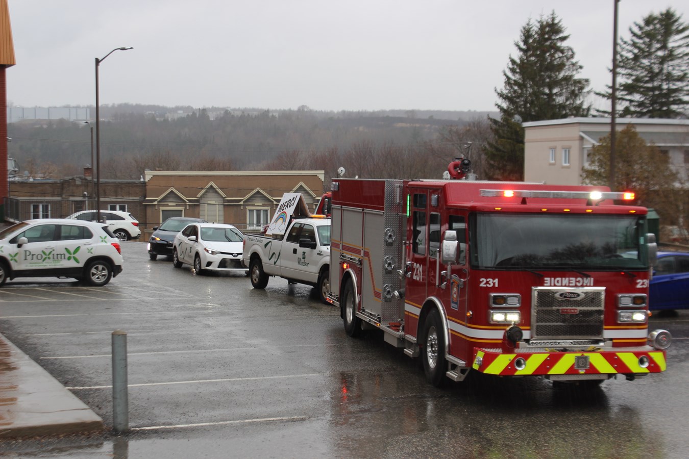 Parade d'appui au personnel de la santé