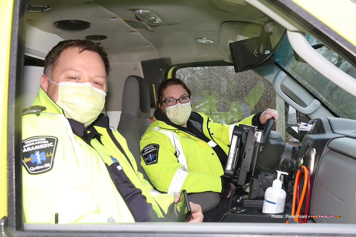 Parade d'appui au personnel de la santé